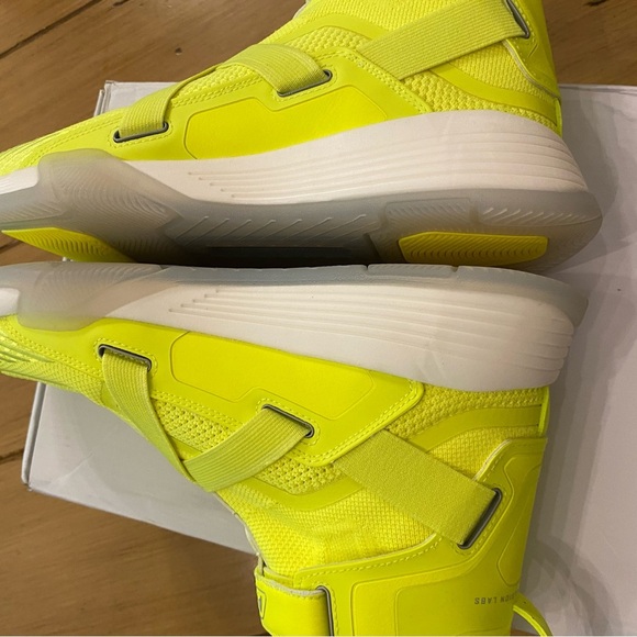 APL Super Future Yellow High Top Sneakers Energy NEW men’s 9, womens 10.5, Box - Picture 8 of 13